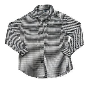 ONE BY CHAPTER ONE Brown & Black Houndstooth Medium Shirt